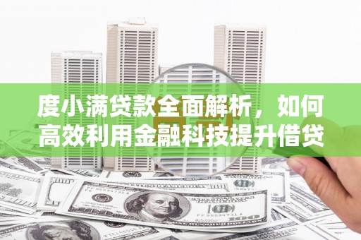 带岭度小满贷款全面解析，如何高效利用金融科技提升借贷体验