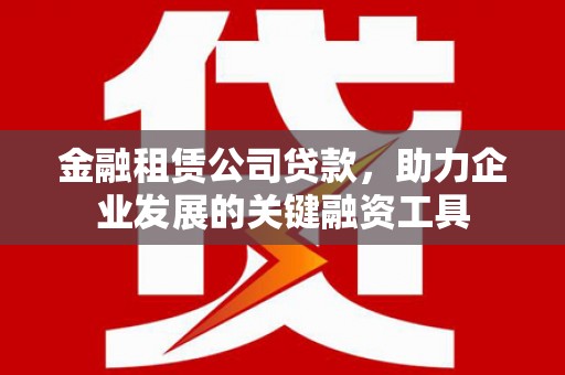 带岭金融租赁公司贷款，助力企业发展的关键融资工具