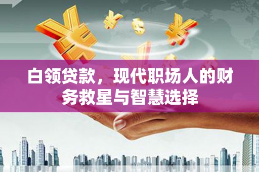 带岭白领贷款，现代职场人的财务救星与智慧选择