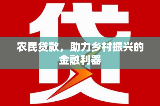 带岭农民贷款，助力乡村振兴的金融利器