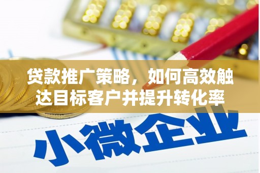 带岭贷款推广策略，如何高效触达目标客户并提升转化率