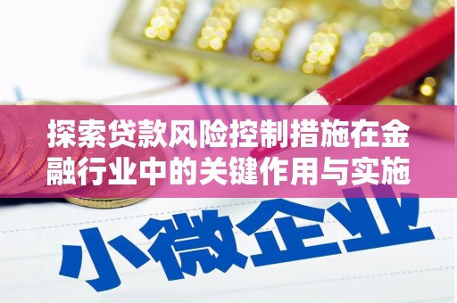 带岭探索贷款风险控制措施在金融行业中的关键作用与实施策略