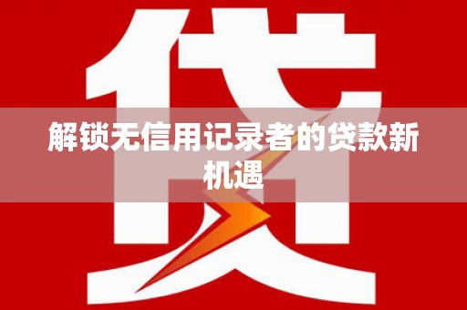 带岭解锁无信用记录者的贷款新机遇