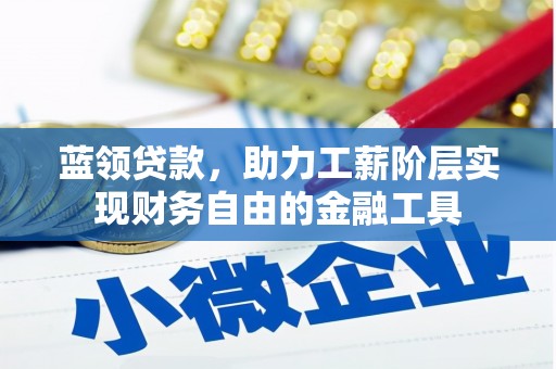 带岭蓝领贷款，助力工薪阶层实现财务自由的金融工具