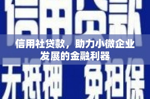 带岭信用社贷款，助力小微企业发展的金融利器
