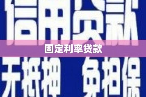 带岭固定利率贷款
